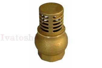 Celomosadzný sací kôš so spätnou klapkou 6/4" Obrázok pre Celomosadzný sací kôš so spätnou klapkou 6/4"