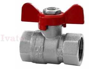 Guľový ventil FF motýľ 5/4" Obrázok pre Guľový ventil FF motýľ 5/4"