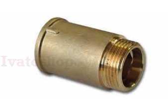 Predľženie mosadzné 1" x 50mm Obrázok pre Predľženie mosadzné 1" x 50mm