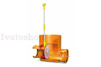 KARMAT šachtové dno so spätnou klapkou DN 315/160 priebežné Obrázok pre KARMAT šachtové dno so spätnou klapkou DN 315/160 priebežné