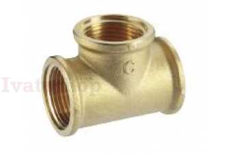 T - kus 1/4" mosadz Obrázok pre T - kus 1/4" mosadz