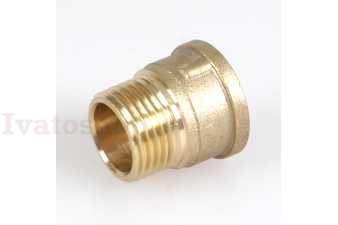 Predĺženie mosadzné 1" x 30mm Obrázok pre Predĺženie mosadzné 1" x 30mm