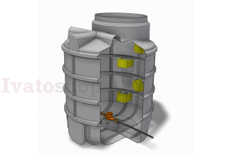 Vodomerná šachta POLYEN 1000 x 1300 Obrázok pre Vodomerná šachta POLYEN 1000 x 1300