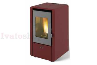 Peletové kachle CentroPelet Z6 červené Obrázok pre Peletové kachle CentroPelet Z6 červené