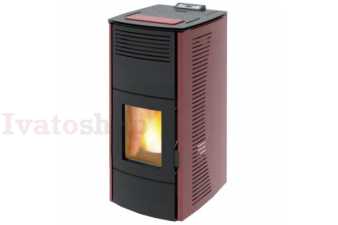 Peletové kachle teplovodné CentroPelet ZV24 červené Obrázok pre Peletové kachle teplovodné CentroPelet ZV24 červené