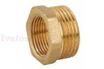 Redukcia mosadzná 1" x 3/4" Obrázok pre Redukcia mosadzná 1" x 3/4"