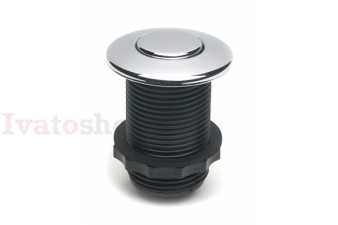 Komplet Pneu-tlačítko + hadička, lesklý chróm Obrázok pre Komplet Pneu-tlačítko + hadička, lesklý chróm