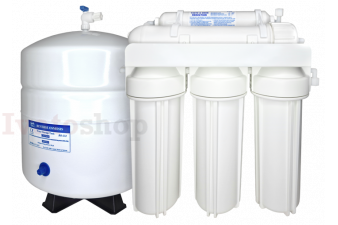 Reverzná osmóza s tlakovou nádržou do domácnosti 4-5 l/h Obrázok pre Reverzná osmóza s tlakovou nádržou do domácnosti 4-5 l/h