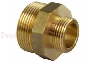 Vsuvka mosadzná redukovaná 2" - 6/4" Obrázok pre Vsuvka mosadzná redukovaná 2" - 6/4"