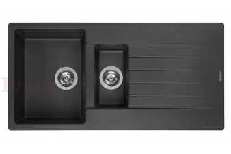 Reginox Harlem 1000.10 Black metalic (silvery) Obrázok pre Reginox Harlem 1000.10 Black metalic (silvery)