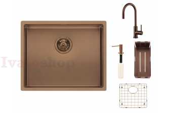 Reginox SET Miami 500 Copper + baterie Cano + příslušenství Copper Obrázok pre Reginox SET Miami 500 Copper + baterie Cano + příslušenství Copper