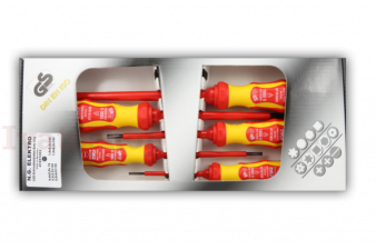 NG TOOL Sada plochých skrutkovačov 1000V 5ks (NS41651002) Obrázok pre NG TOOL Sada plochých skrutkovačov 1000V 5ks (NS41651002)