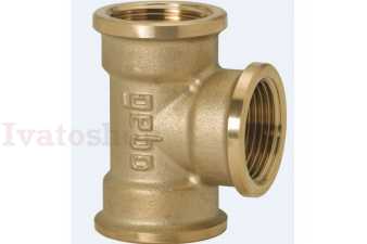 T - kus 1" mosadz Obrázok pre T - kus 1" mosadz