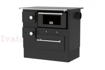 Sporák na tuhé palivo s varnou doskou REGULAR 46 ECO antracit, pravé pripojenie Obrázok pre Sporák na tuhé palivo s varnou doskou REGULAR 46 ECO antracit, pravé pripojenie