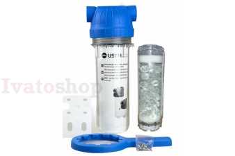 Vodný filter 10" - set s vložkou SILIPURE na zmäkčenie Obrázok pre Vodný filter 10" - set s vložkou SILIPURE na zmäkčenie