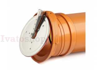 KARMAT kanalizačná spätná klapka DN 250 koncová, INOX, ZBK250 Obrázok pre KARMAT kanalizačná spätná klapka DN 250 koncová, INOX, ZBK250