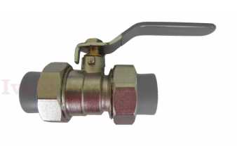 Guľový ventil PPR 20 mm so šrobením Obrázok pre Guľový ventil PPR 20 mm so šrobením