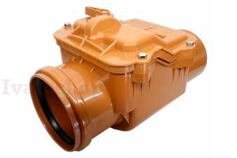 PVC spätná klapka priebežná DN 200 Obrázok pre PVC spätná klapka priebežná DN 200