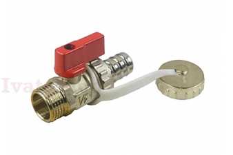 Ventil guľový vypušťací 1/2'' M MOTÝĽ Obrázok pre Ventil guľový vypušťací 1/2'' M MOTÝĽ