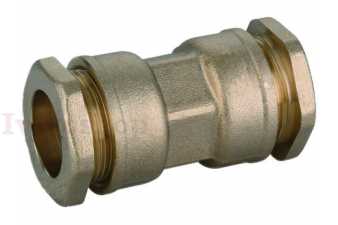 SPOJKA svorná mosadzná 32 x 32 mm - Tvarovka na PE rúry, PN16 Obrázok pre SPOJKA svorná mosadzná 32 x 32 mm - Tvarovka na PE rúry, PN16