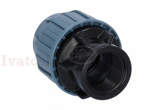 Prechodový kus na PE potrubie, 50mm x 6/4" , PN16, vnútorný závit Obrázok pre Prechodový kus na PE potrubie, 50mm x 6/4" , PN16, vnútorný závit