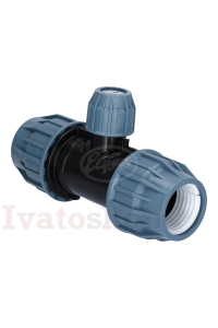 T - KUS redukovaný na PE potrubie 40mm x 32mm x 40mm Obrázok pre T - KUS redukovaný na PE potrubie 40mm x 32mm x 40mm