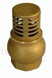 Celomosadzný sací kôš so spätnou klapkou 1" Obrázok pre Celomosadzný sací kôš so spätnou klapkou 1"