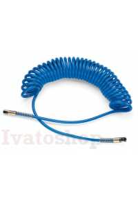 Špirálová tlaková hadica ku kompresoru 12x8 15m Obrázok pre Špirálová tlaková hadica ku kompresoru 12x8 15m