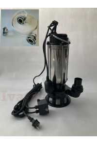 Kalové čerpadlo WQD 10-22-2,2 / 230V s rezačkou a 30m hadicou Obrázok pre Kalové čerpadlo WQD 10-22-2,2 / 230V s rezačkou a 30m hadicou