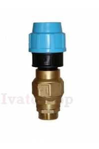 Pripojenie k ponornému čerpadlu so spätnou klapkou redukované 6/4" x 1" Obrázok pre Pripojenie k ponornému čerpadlu so spätnou klapkou redukované 6/4" x 1"