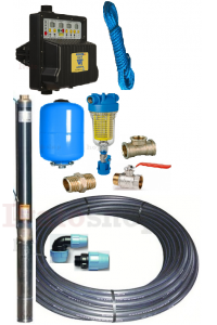 Kompletný ponorný set s frekvenčným meničom IBO 3Ti20 PRESSCONTROL EVO MM 8,5, 20m, 230V Obrázok pre Kompletný ponorný set s frekvenčným meničom IBO 3Ti20 PRESSCONTROL EVO MM 8,5, 20m, 230V