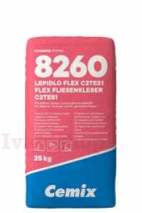 CEMIX 8260 Lepidlo flex C2TES1 25kg Obrázok pre CEMIX 8260 Lepidlo flex C2TES1 25kg