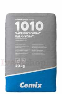 CEMIX 1010 Vápenný hydrát 20kg Obrázok pre CEMIX 1010 Vápenný hydrát 20kg