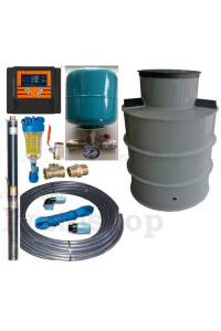 Kompletný ponorný set s frekvenčným meničom IBO 3Ti20 IVR, 20m, 230V + studničná šachta Obrázok pre Kompletný ponorný set s frekvenčným meničom IBO 3Ti20 IVR, 20m, 230V + studničná šachta