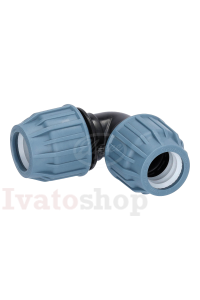 Obrázok pre KOLENO PP uhlové 90° svorka x svorka 50 x 50 PN16
