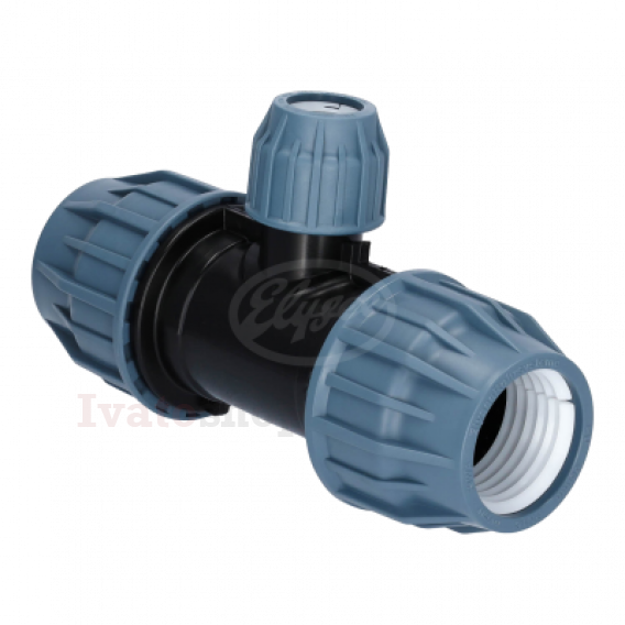 Obrázok pre T - KUS redukovaný na PE potrubie 32mm x 25mm x 32mm