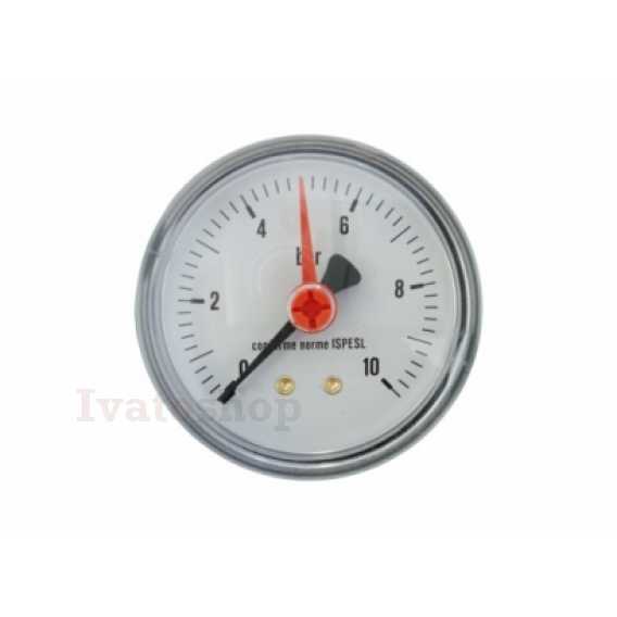 Obrázok pre MANOMETER ZADNÝ 50mm O - 10Bar G1/4"