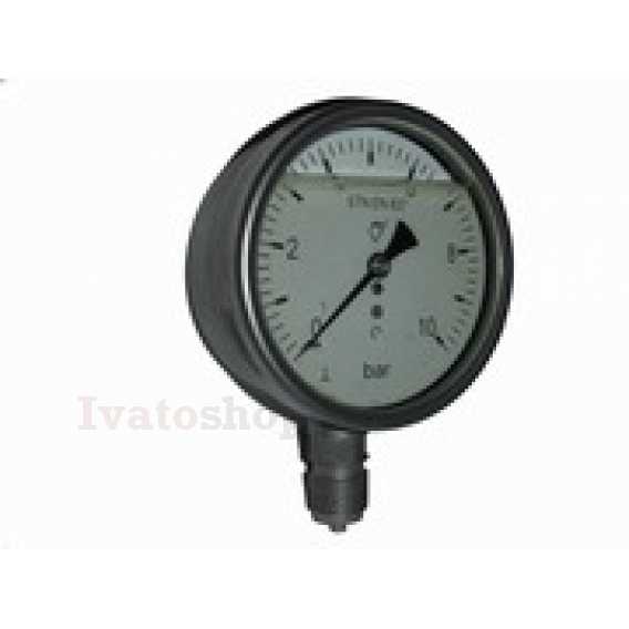 Obrázok pre MANOMETER GLYCERÍN SPODNÝ 63mm  O - 10Bar