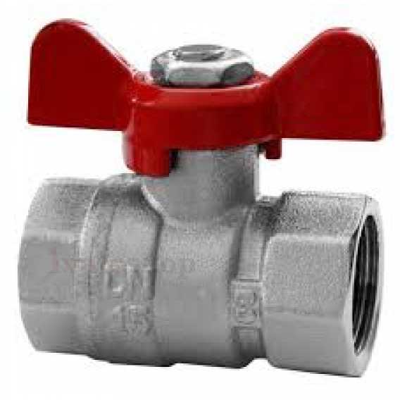 Obrázok pre Guľový ventil FF motýľ 1"