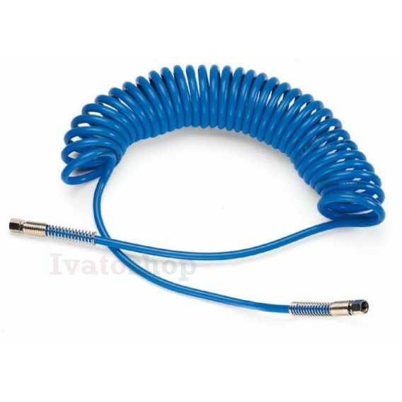 Obrázok pre Špirálová tlaková hadica ku kompresoru 12x8 15m