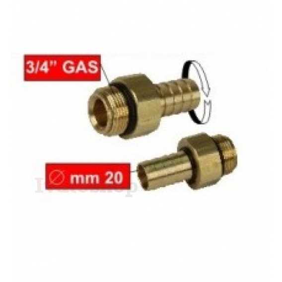 Obrázok pre Mosadzné pripojenie k pištoli ROVER 3/4"