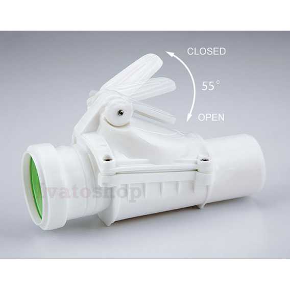 Obrázok pre KANALIZAČNÁ SPÄTNÁ KLAPKA PRIEBEŽNÁ DN 50