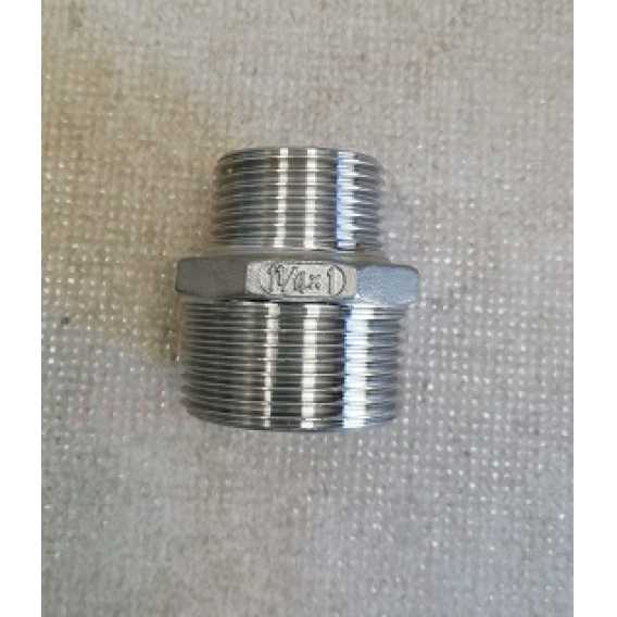 Obrázok pre Vsuvka redukovaná nerez 5/4" x 1"