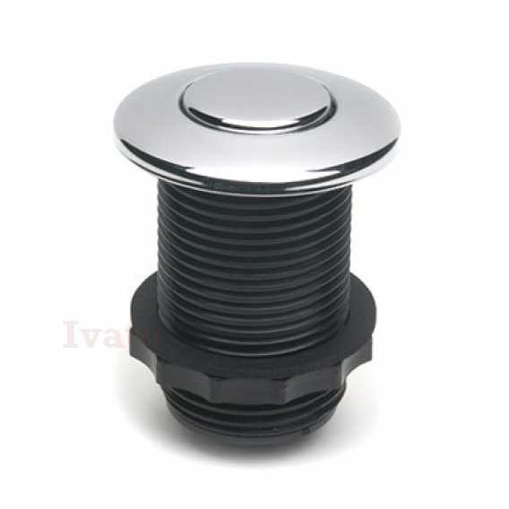 Obrázok pre Komplet Pneu-tlačítko + hadička, matný chróm