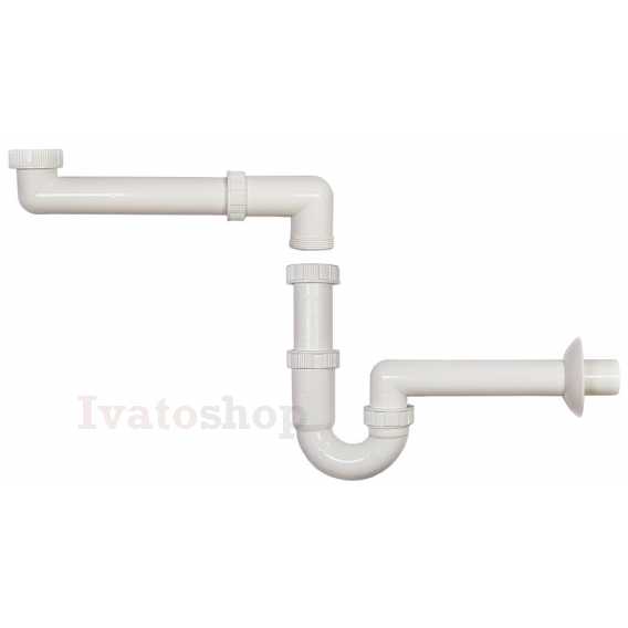 Obrázok pre Trubkový sifón 6/4" x 40 pre drvič