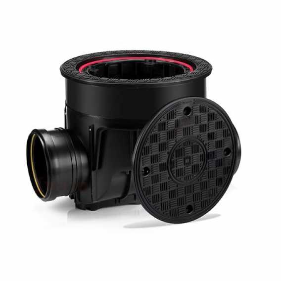 Obrázok pre KARMAT šachtové dno so spätnou klapkou DN 315/160 do podlahy