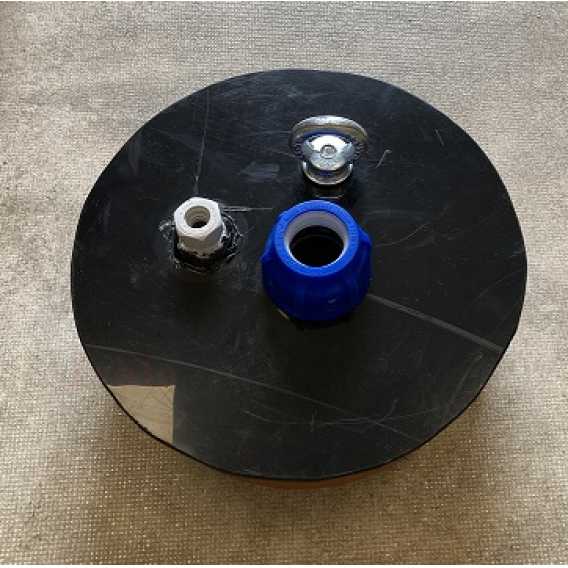 Obrázok pre Hlavica Studne DN 200 x 40 na výtlačnú hadicu 5/4" (cól)