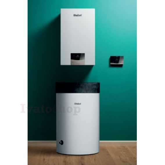 Obrázok pre Vaillant eco TEC exclusive VU 25 CS/1-7 IoniDetect so zásobníkom VIH R 150 A+ a  multifunkčným regulátorom sensoCOMFORT 720, zostava,  0010039697