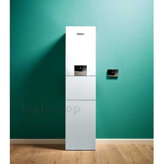 Obrázok pre Vaillant eco TEC exclusive VU 20 CS/1-7 IoniDetect so zásobníkom VIH Q 75 B pod kotlom a  multifunkčným regulátorom sensoCOMFORT 720, zostava,  0010039692