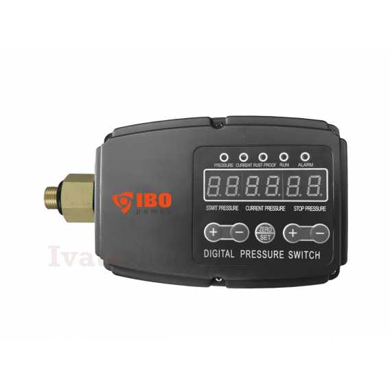 Obrázok pre Elektronický tlakový spínač IBOPRESS SX - 1/4" (1,5 kW, 230 V)